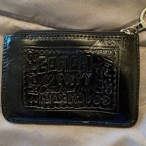 Coach Poopy small black bag